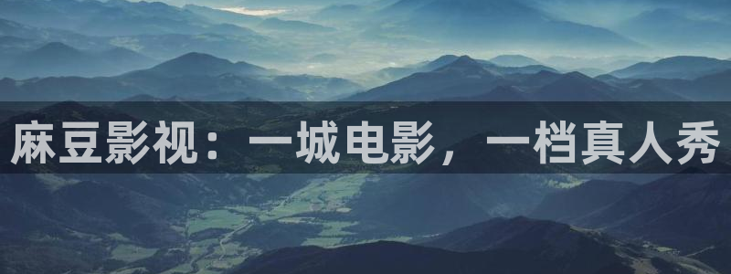 午夜电影1：麻豆影视：一城电影，一档真人秀