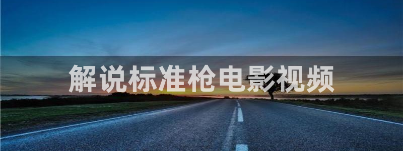 午夜看片福利视频：解说标准枪电影视频